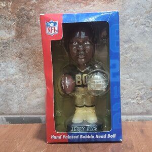NFL Jerry Rice Oakland Raiders Bobblehead Doll Football Memorabilia 2001
